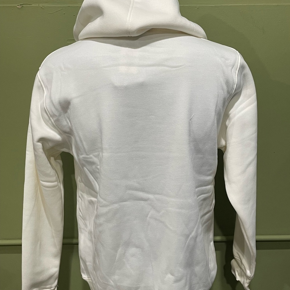 Bleecker&Mercer Hoodie cream pullover with Bear Graphic - Picture 3 of 4